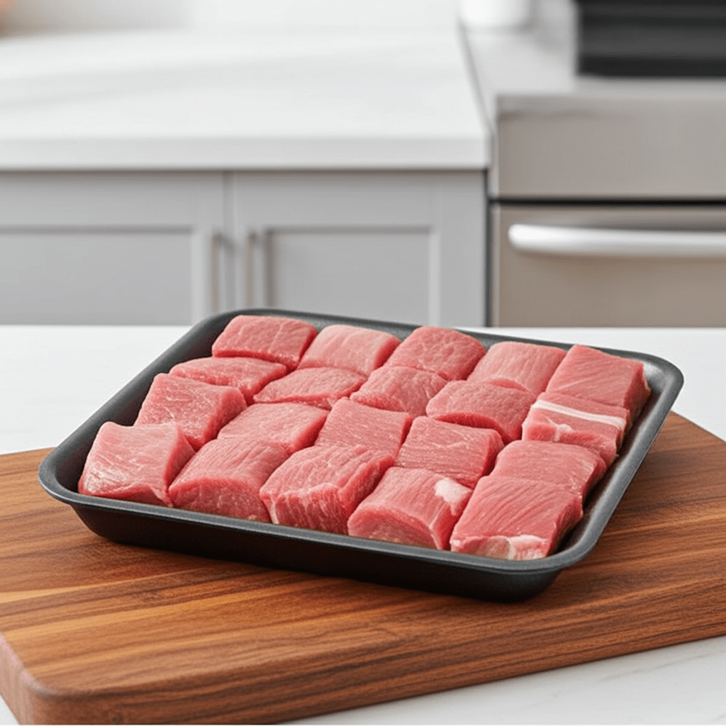 Fresh halal boneless mutton portion, Dubai UAE delivery
