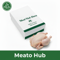 Chicken Box with Halal Badge and Meato Hub Banner