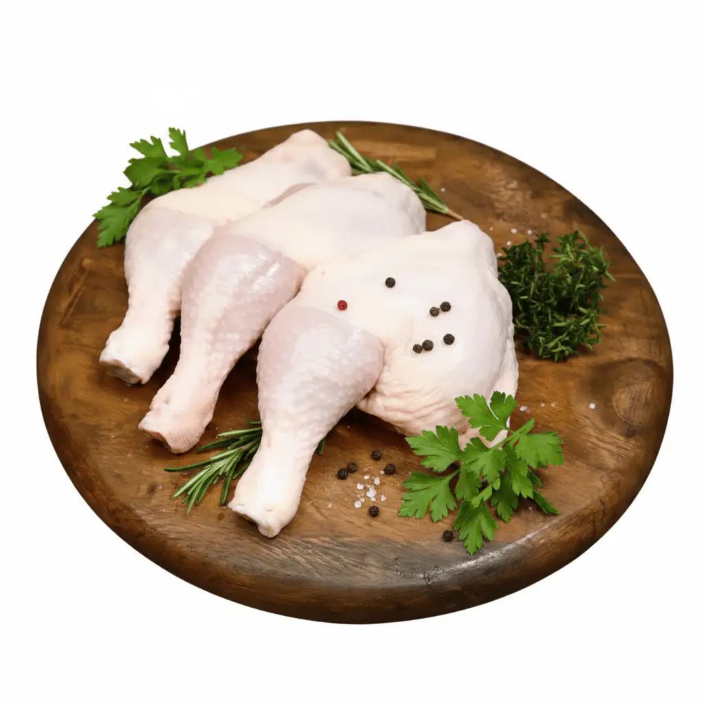 Fresh Halal Chicken Leg Quarters – Best Online Meat Delivery Dubai - Meat Hub Store Associate with Samraiziqbal meat seller EST