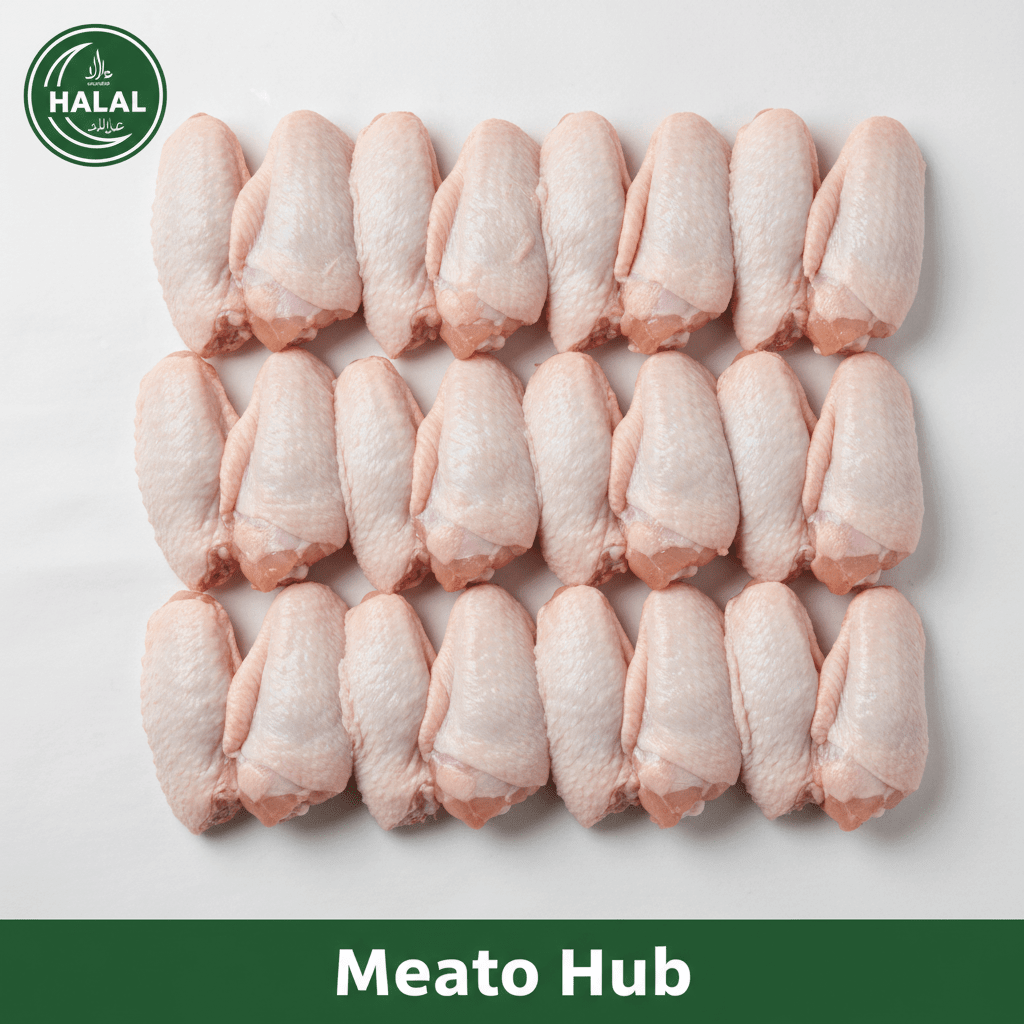 Fresh Halal Chicken Full Wings - Meat hub store
