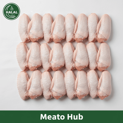 Fresh Halal Chicken Full Wings - Meat hub store