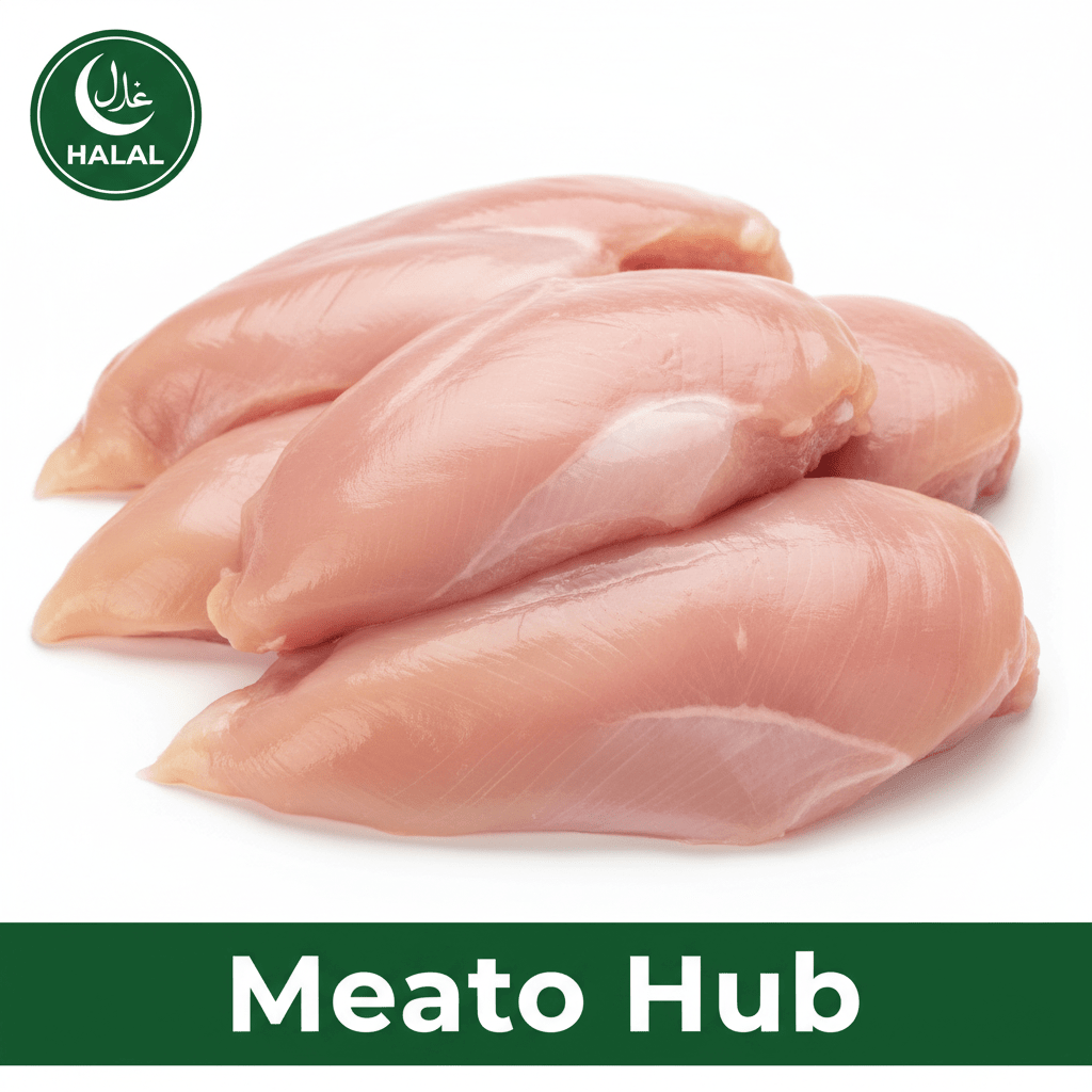 Fresh Halal Boneless Chicken Breast - Meat hub store