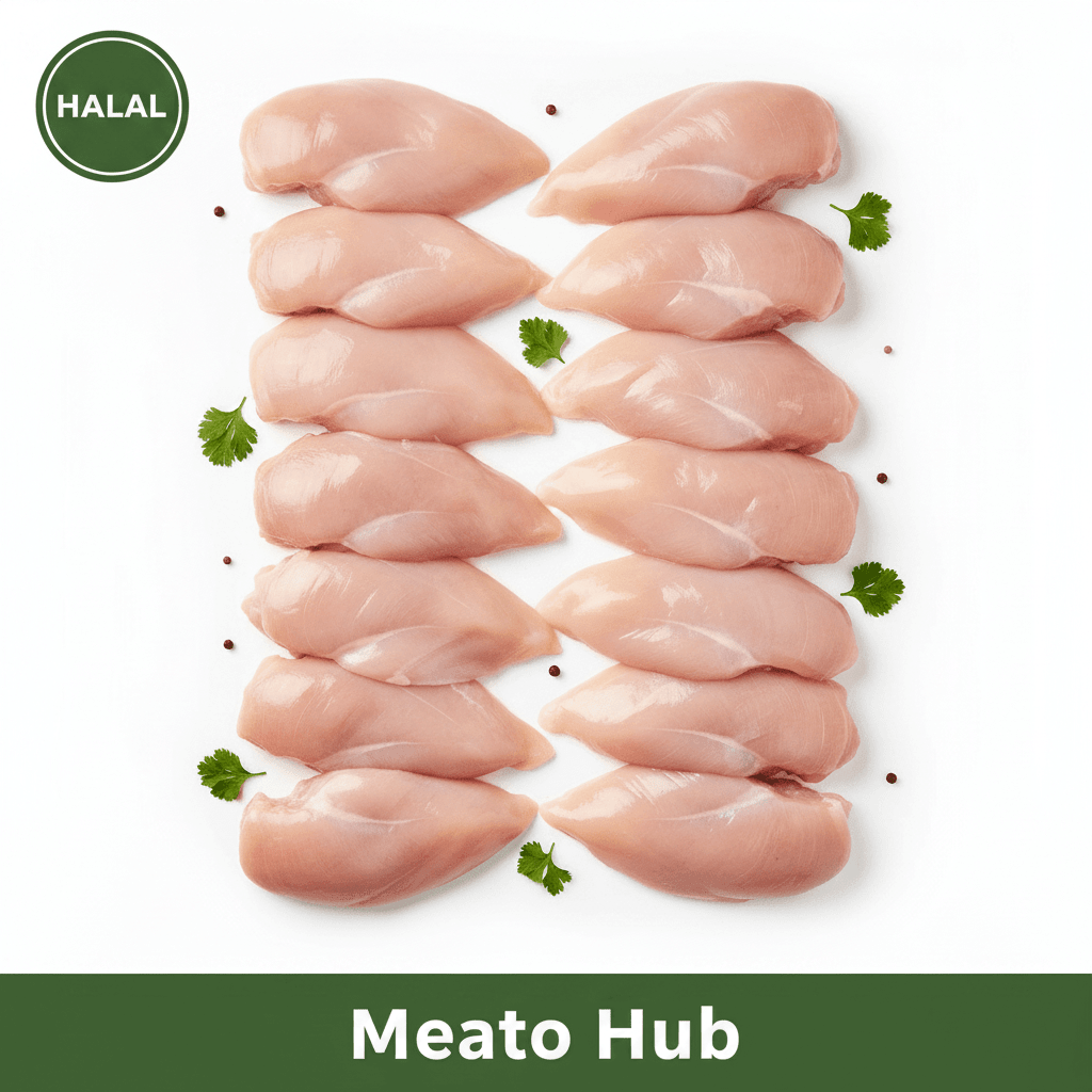 Fresh Halal Boneless Chicken Breast - Meat hub store