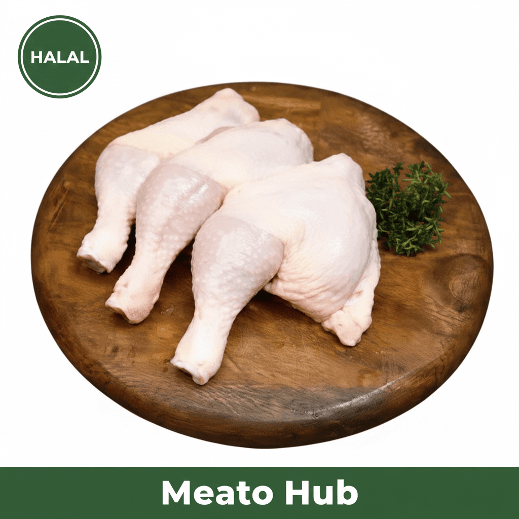 Fresh Halal Chicken Leg Quarter - Meat hub store