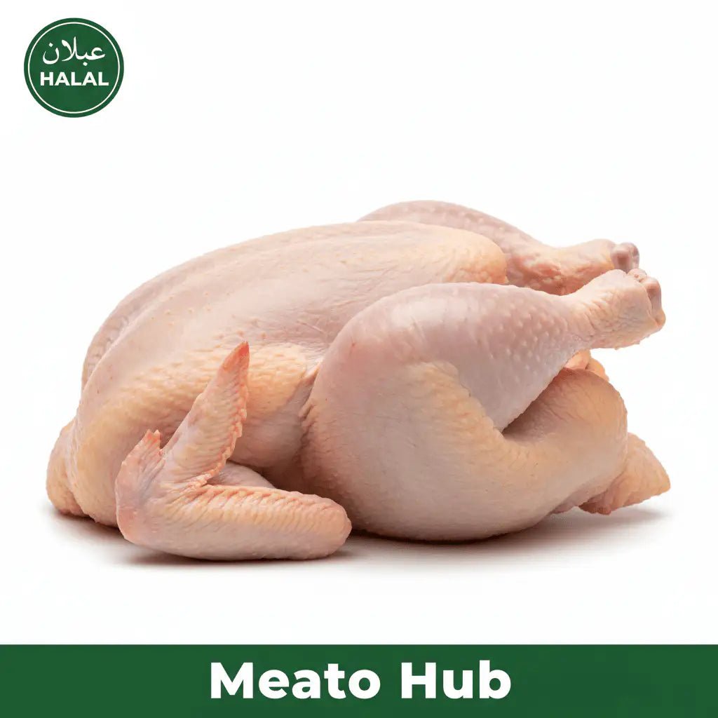 Butcher-Fresh Halal Whole Chicken – Free-Range, Never Frozen - Meat Hub Store Associate with Samraiziqbal meat seller EST