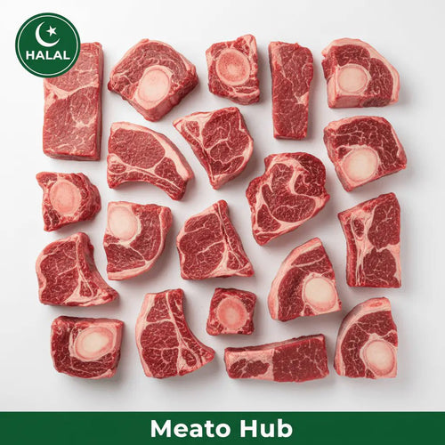 Fresh Halal Beef With Bones - Meat Hub Store Associate with Samraiziqbal meat seller EST
