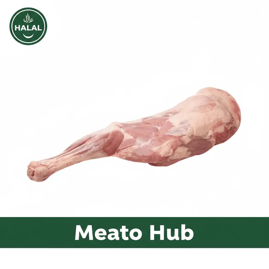 Fresh Halal Whole Mutton Leg – Grass-Fed, ESMA Certified | Order Meat Online Dubai - Meat Hub Store Associate with Samraiziqbal meat seller EST